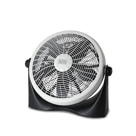 Black & Decker 16'' High Velocity Floor Fan, Black BFF16B